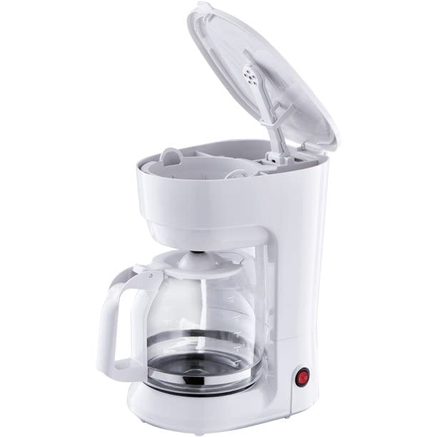 White 12 Cup Drip Coffee Maker P2648