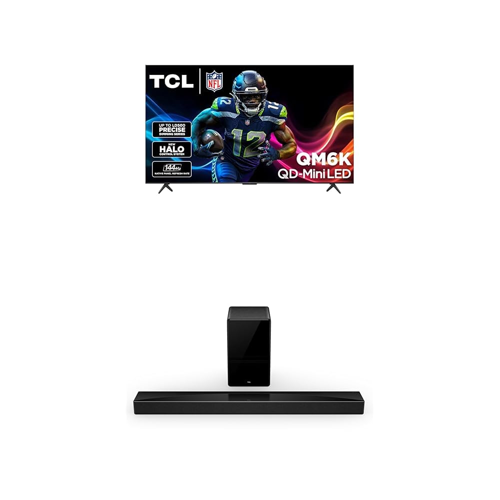 55-Inch QLED 4K Smart TV with 5.1.2 Channel Soundbar D911