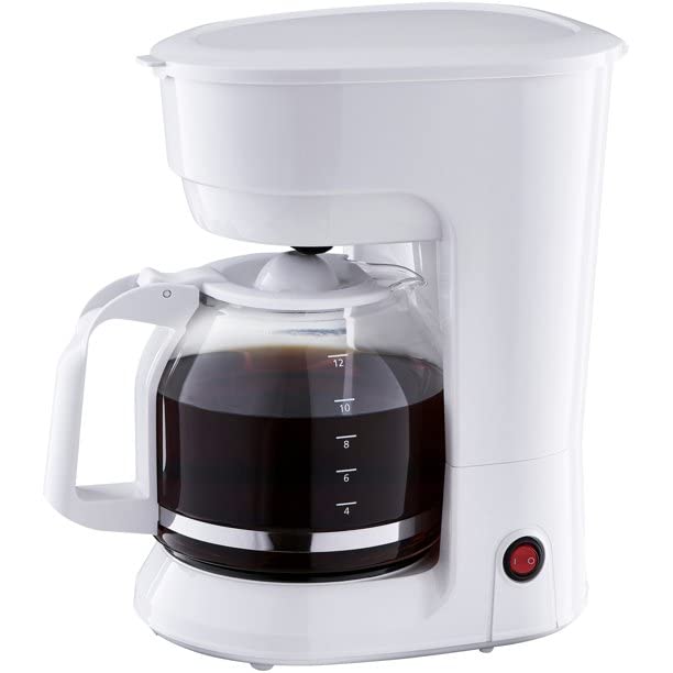 White 12 Cup Drip Coffee Maker P2648