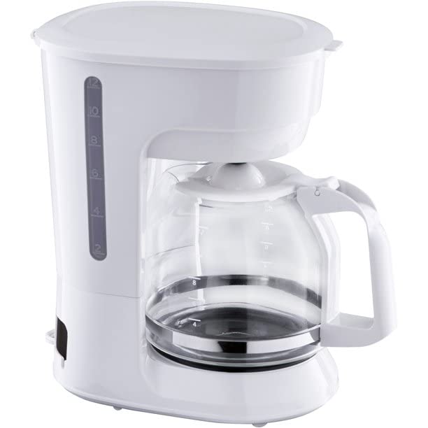 White 12 Cup Drip Coffee Maker P2648