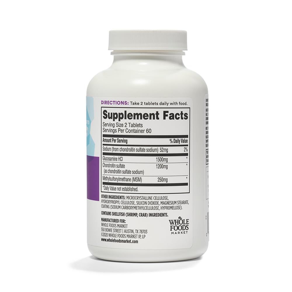 Glucosamine Chondroitin and MSM 120 Tablets G8928