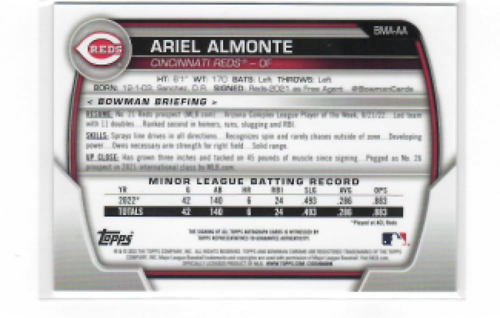 2023 Bowman Chrome Mega Box Mojo Autographed Refractor Baseball Q89910