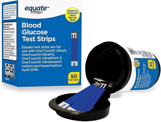 Blood Glucose Test Strips, 50 Count V878781