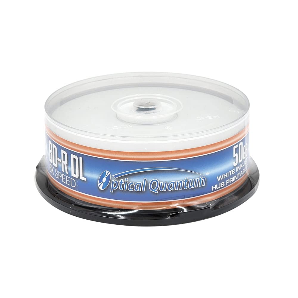 50GB White Inkjet Printable Blu-ray 25-Pack Z131346