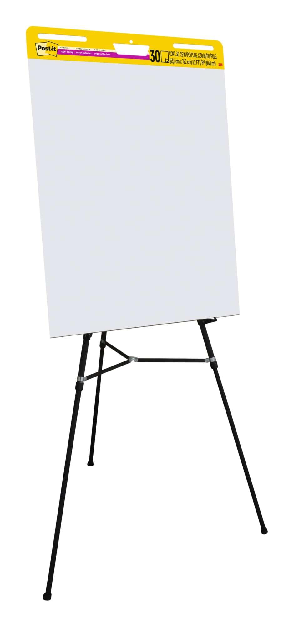 Self-Stick Easel Pad Value Pack, Quadrille Rule, 25 x 30, White, 30 Sheets, 4/Carton T277978