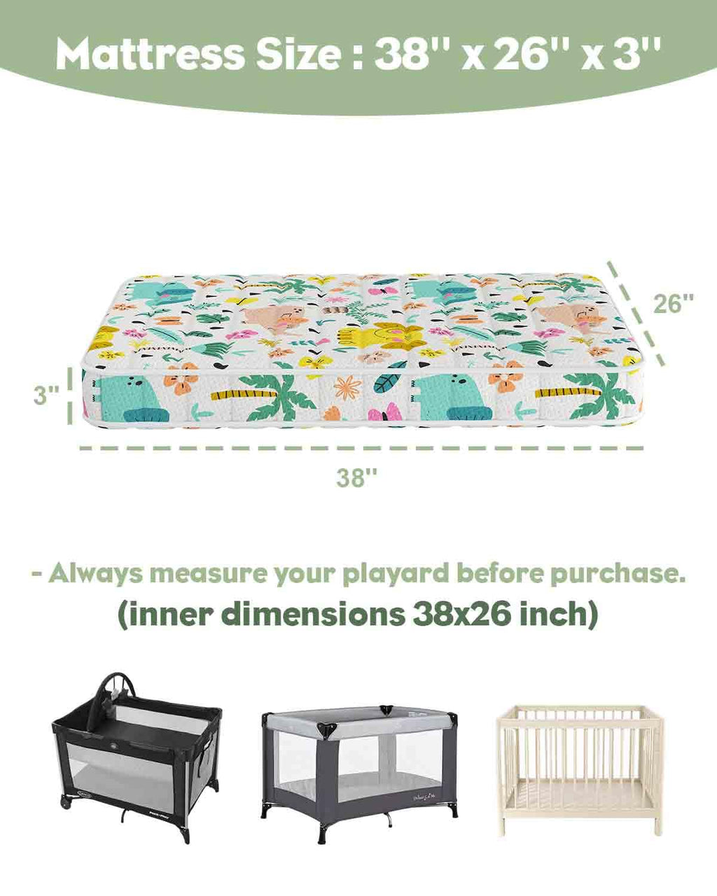 Portable Crib Mattress O498