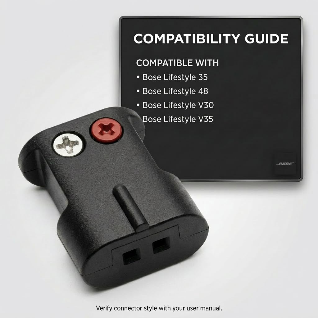 Bare Speaker Wire Adapter Black Q772