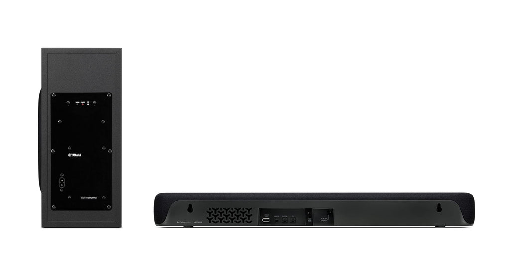 Compact Sound Bar with Wireless Subwoofer and Bluetooth, Black X322836