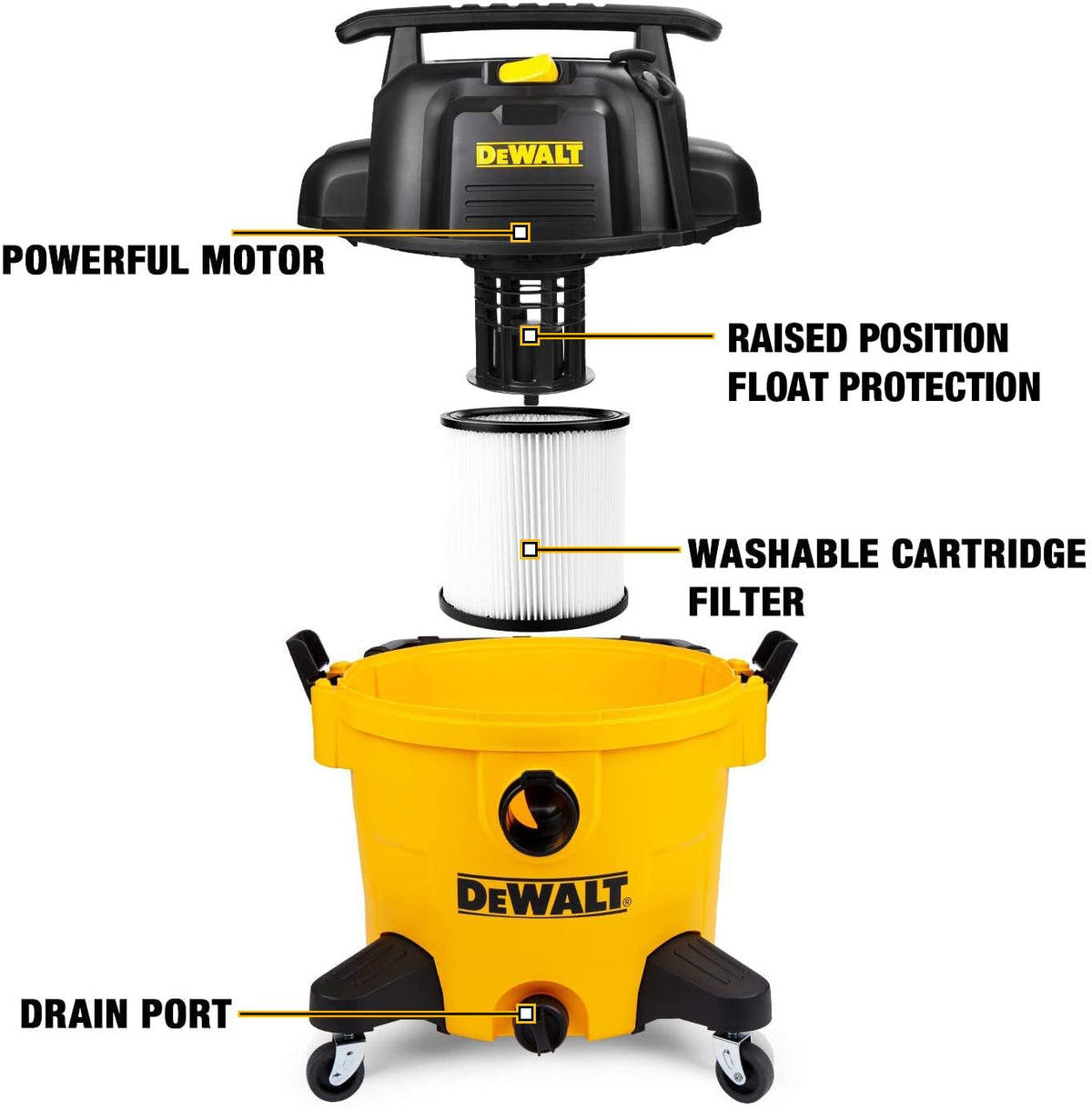 10 Gallon Wet Dry Shop Vacuum with Attachments W907248