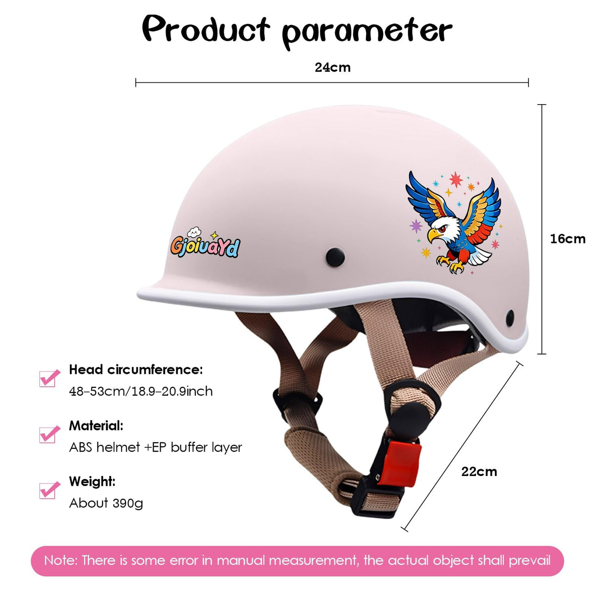DOT Approved Kids Open Face Half Helmet T4957
