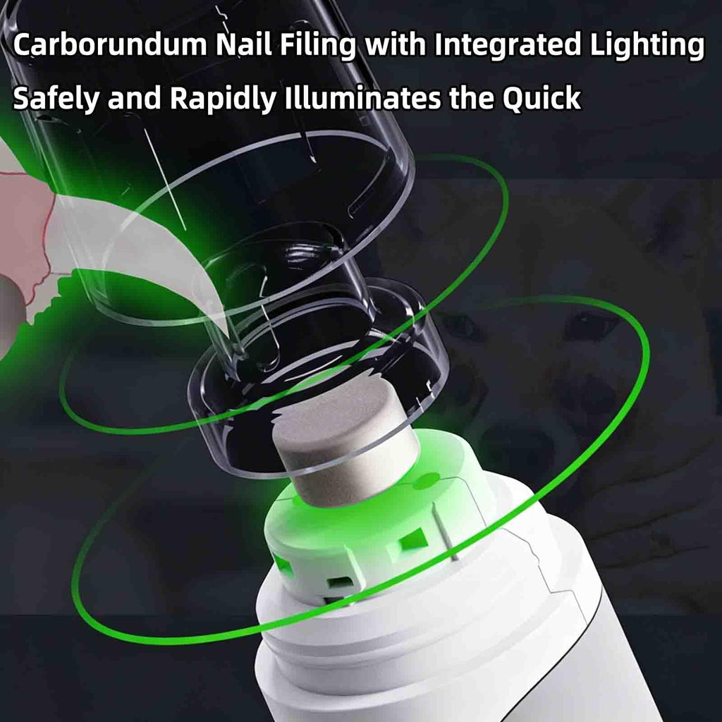 Electric Nail Clipper for Dogs Cats 2-in-1 USB Rechargeable B46491