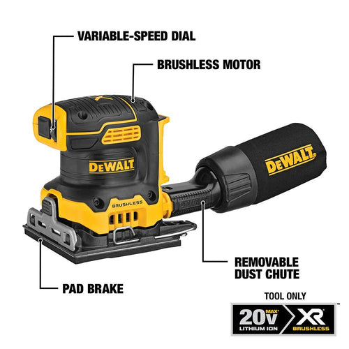 20V MAX Cordless Variable Speed 1/4 Sheet Sander J98875