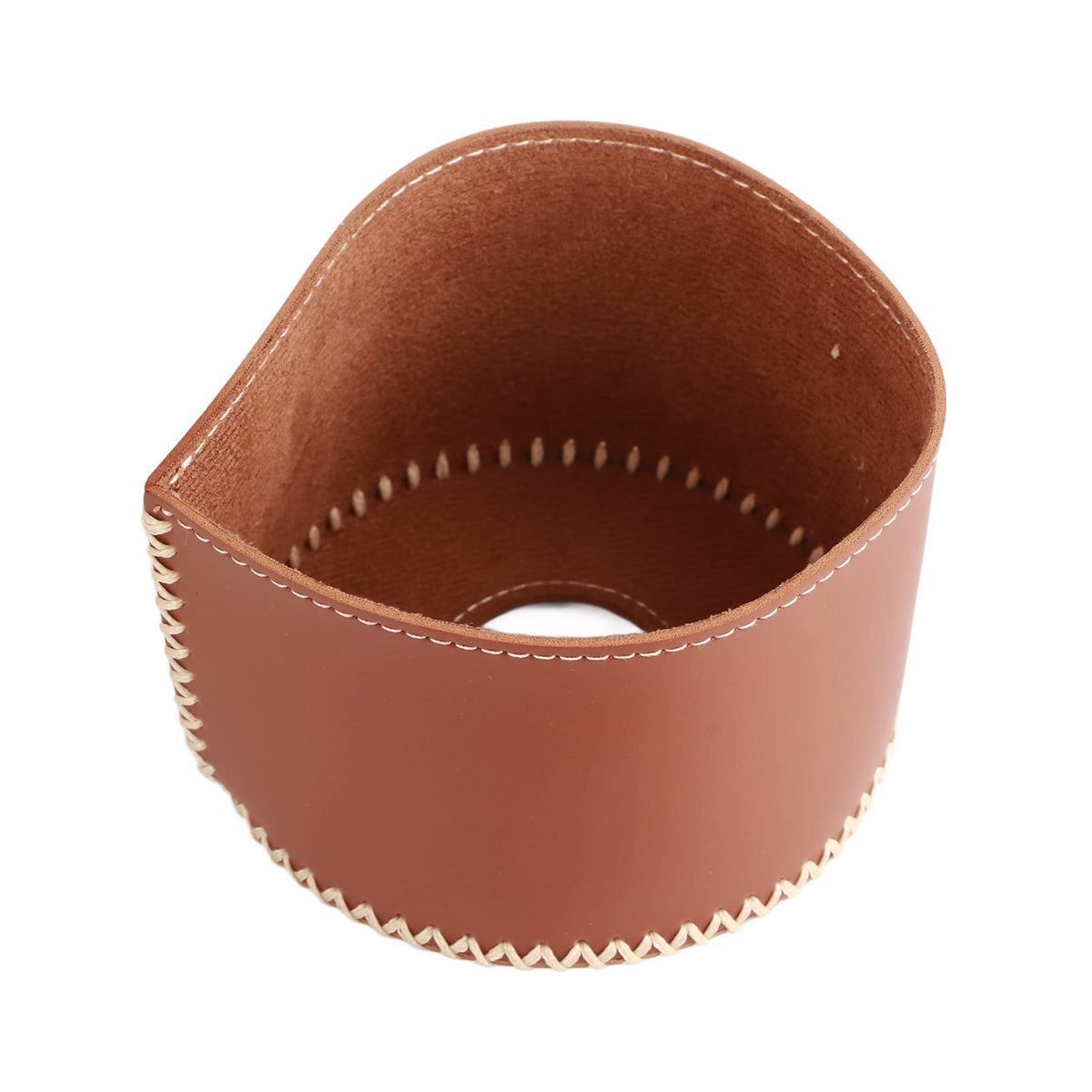 Portable PU Leather Gas Canister Protective Cover J143946