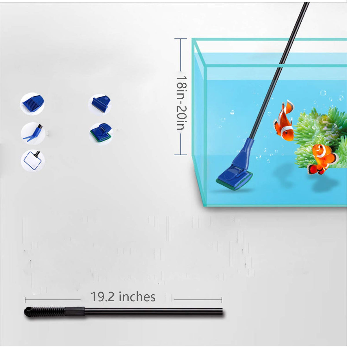 Aquarium Cleaning Tools Kit 5 in 1 O9961