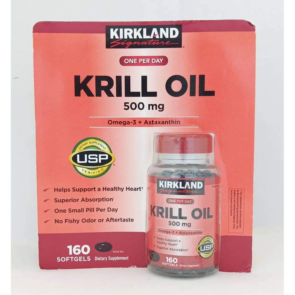 Krill Oil 500 Milligram 160 Softgels Y801