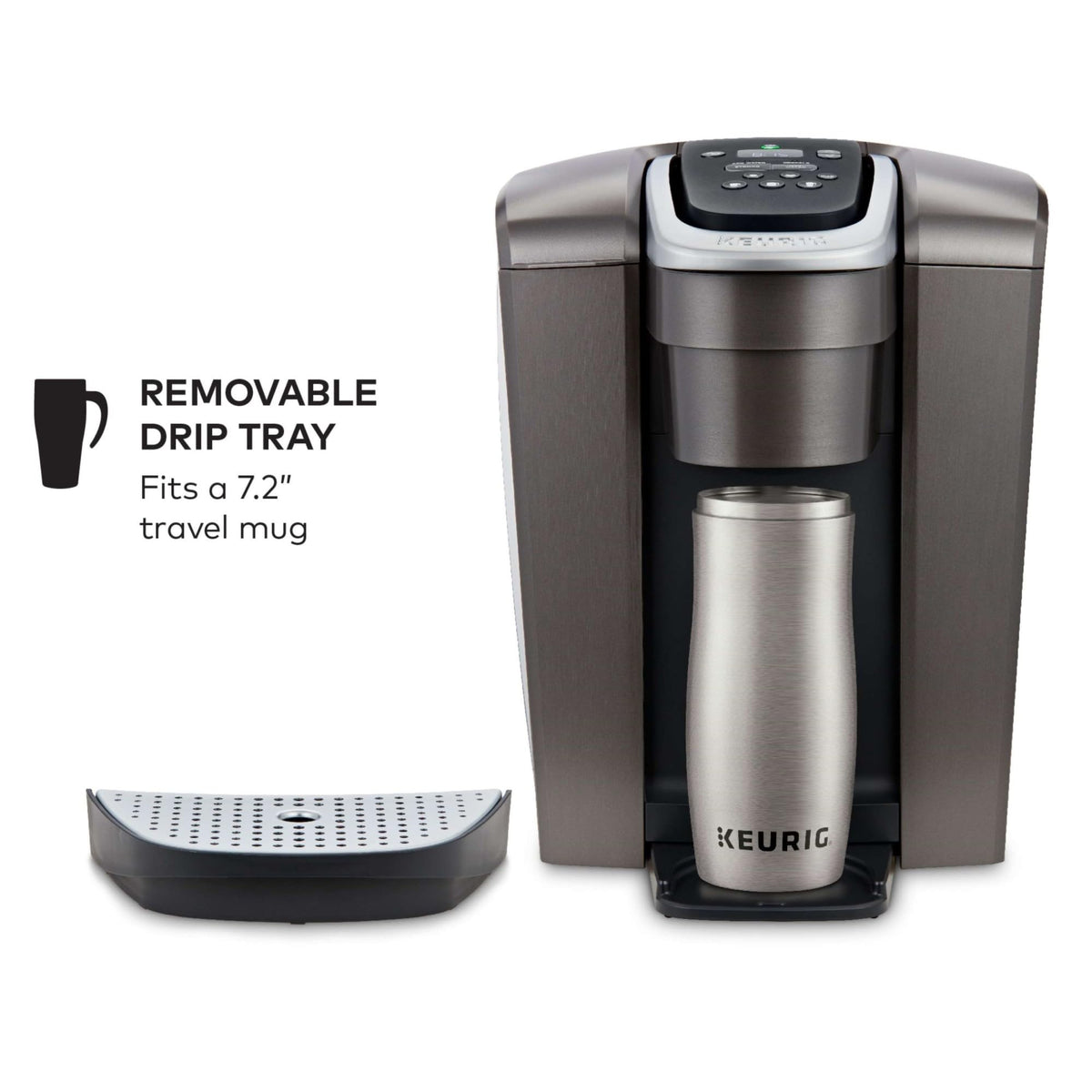 Single Serve K-Cup Pod Coffee Maker, 8 to 12oz Brew Size, Programmable E6976