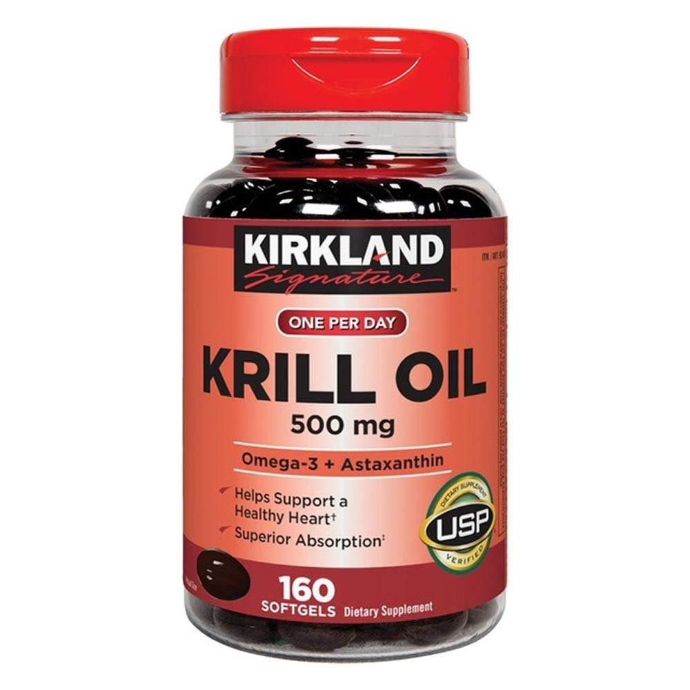 Krill Oil 500 Milligram 160 Softgels Y801