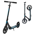 Kick Scooter, 2-Wheel Adjustable Height Folding with Anti-Slip Deck & Light-Up Wheels X1824