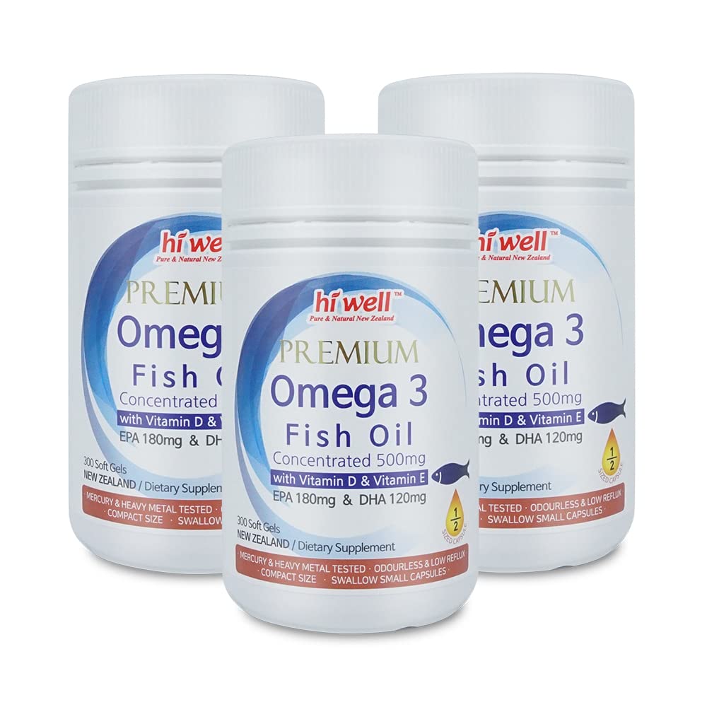 Omega 3 Fish Oil 500mg Softgels H55503