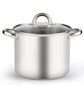8 Quart Stainless Steel Stock Pot with Lid T10759