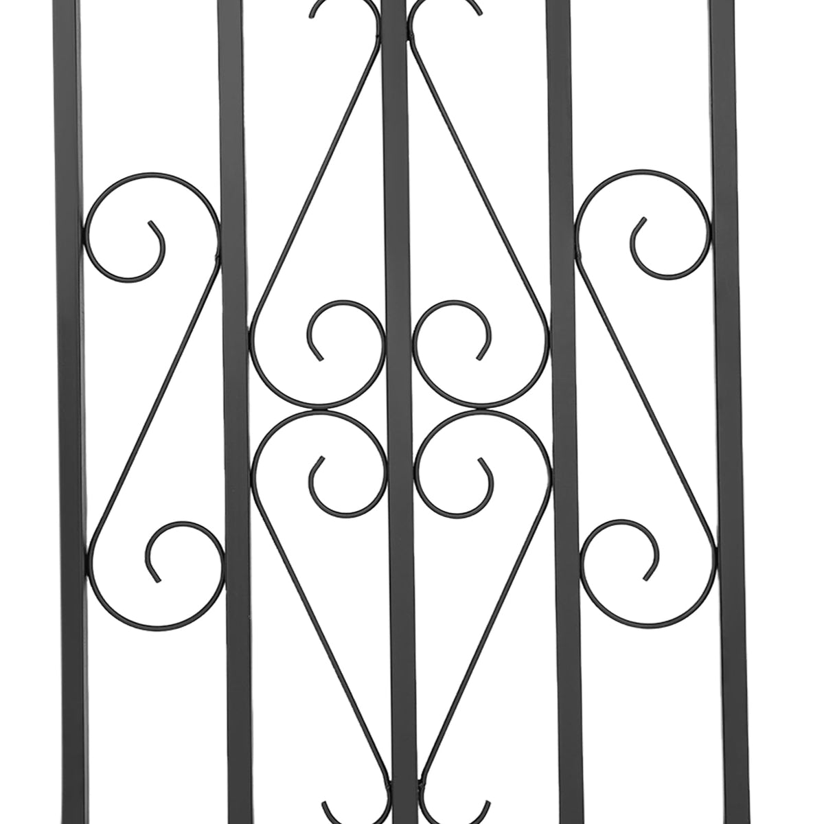 24 x 36 Inch Heavy Duty Iron Window Security Bars, Black 2 Pack W847165