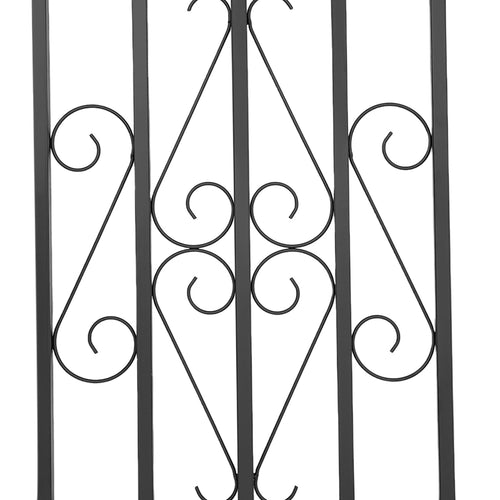 24 x 36 Inch Heavy Duty Iron Window Security Bars, Black 2 Pack W847165