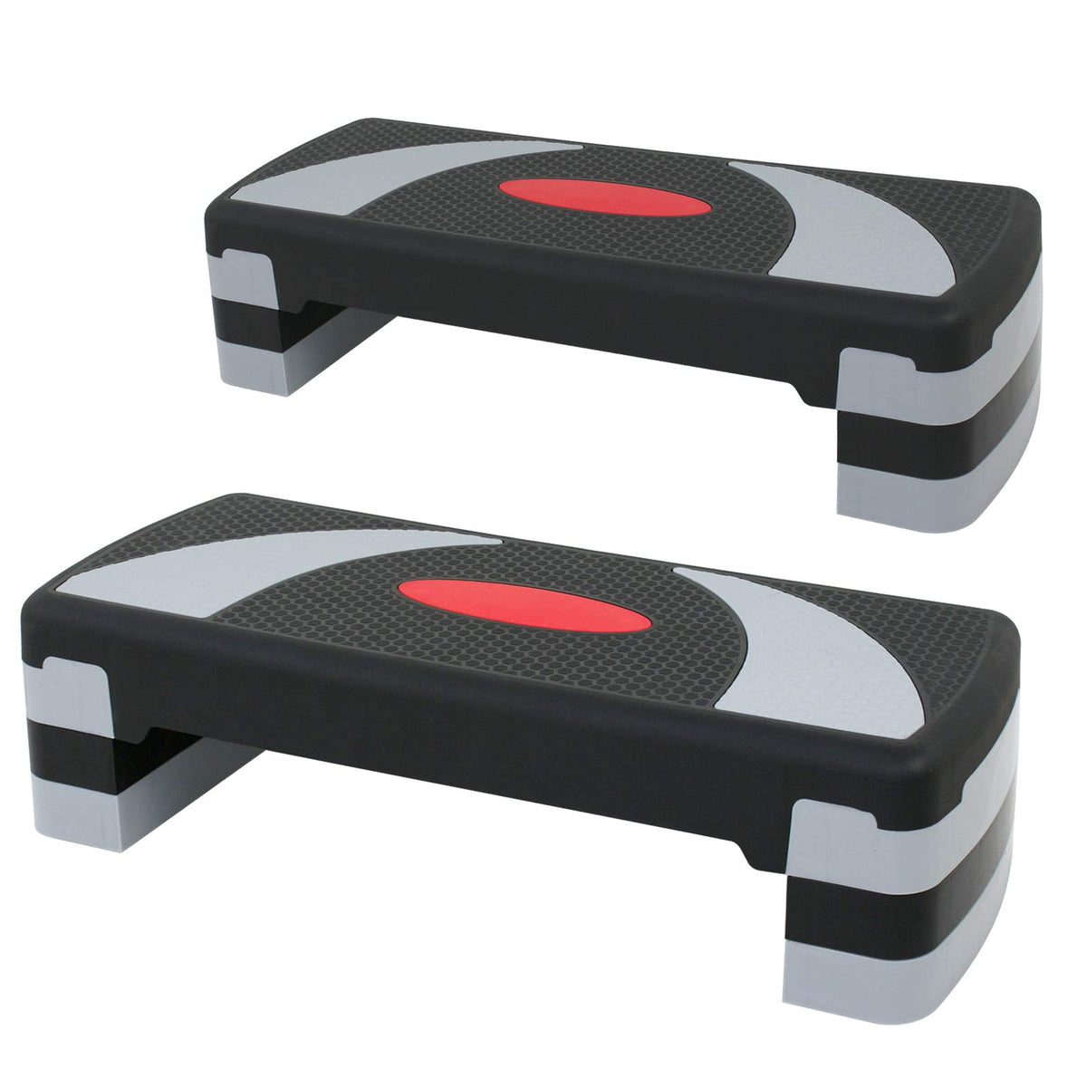 Adjustable Aerobic Stepper with Risers Set of 2 G7107