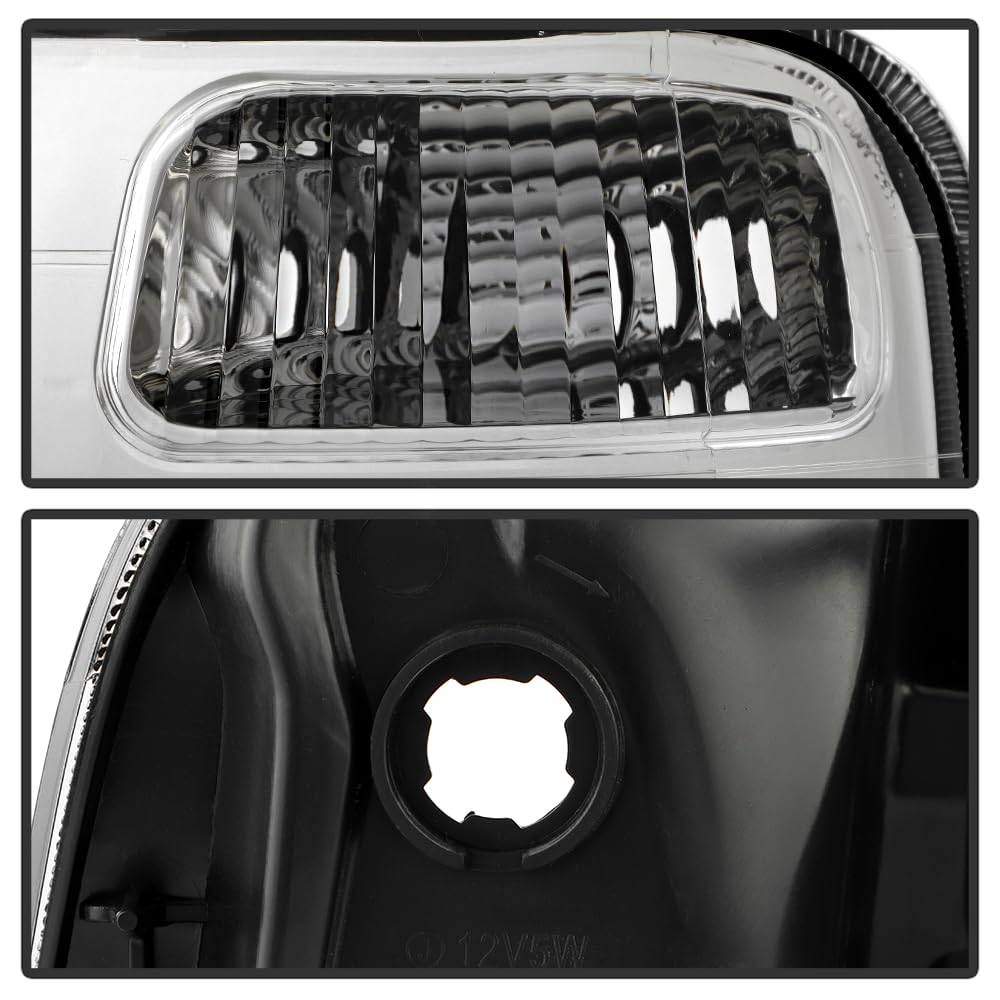 Black Headlights Headlamps Pair Replacement Left+Right V52260