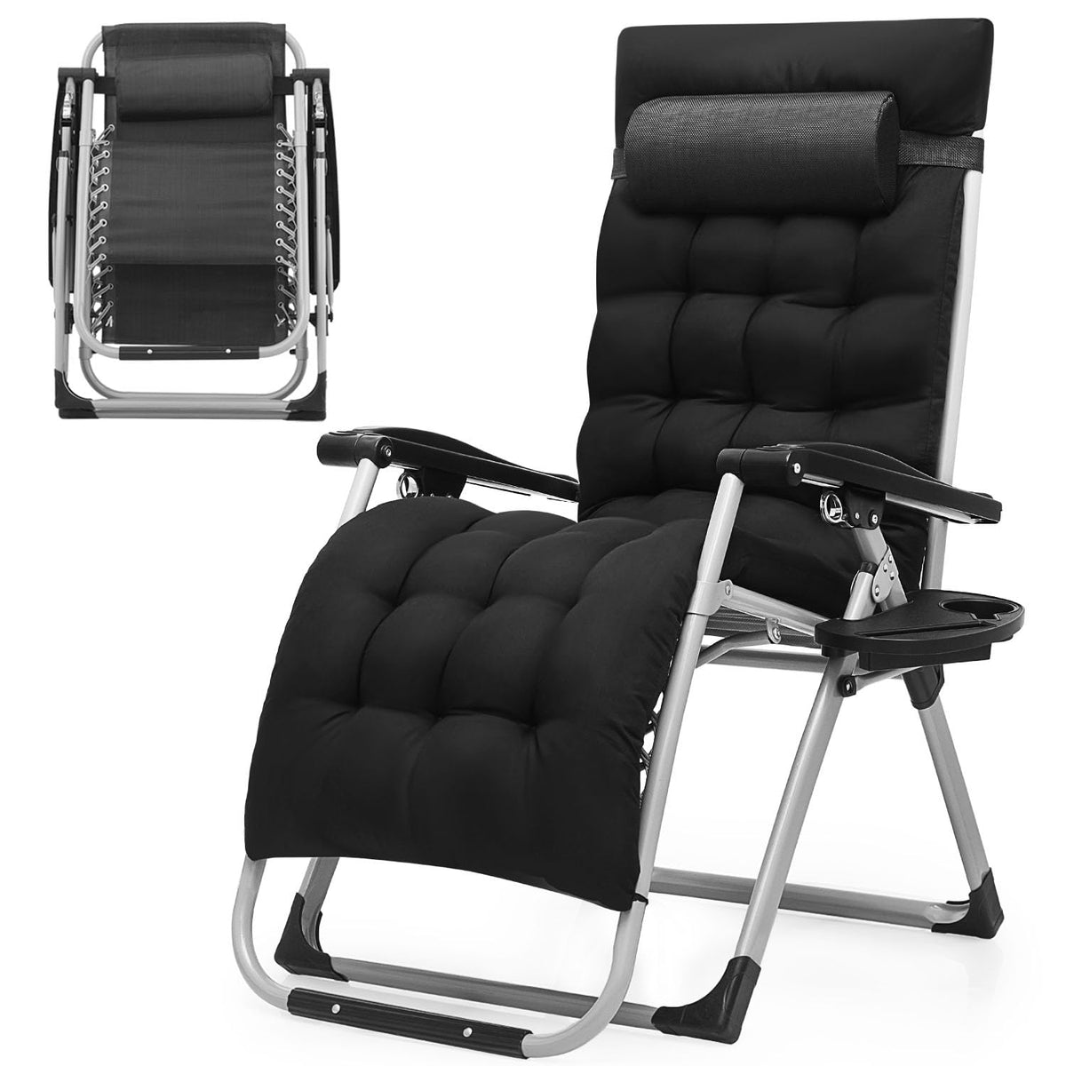 Zero Gravity Lounge Chair Black S326
