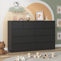 Black 10 Drawer Wood Dresser X841815