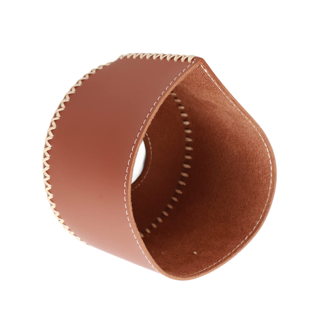 Portable PU Leather Gas Canister Protective Cover J143946