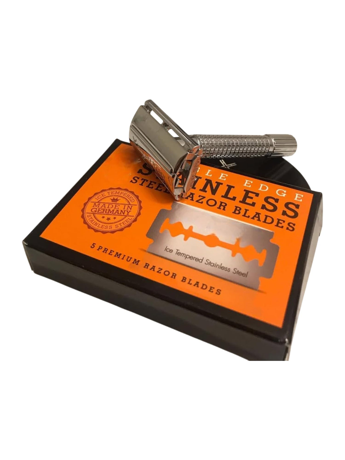 Double Edge Safety Razor Blades, 5 Count Stainless Steel P2771