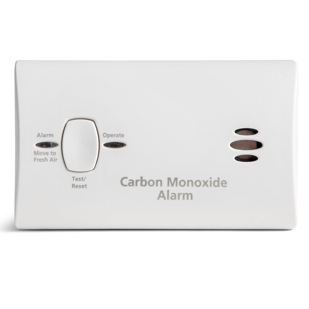 Carbon Monoxide Detector, AA Battery Powered, 85 dB Alarm, 6 Pack G292