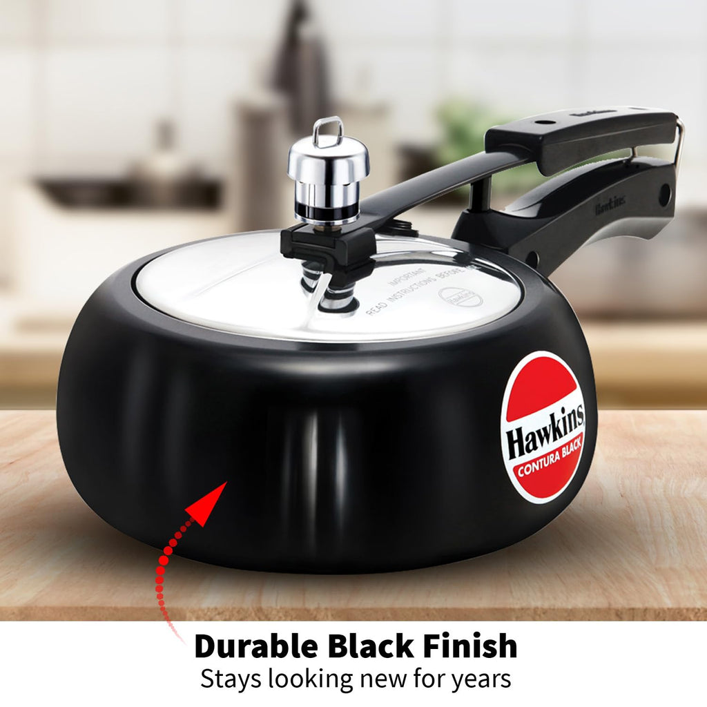 Hard Anodised 2-Liter Pressure Cooker Y145