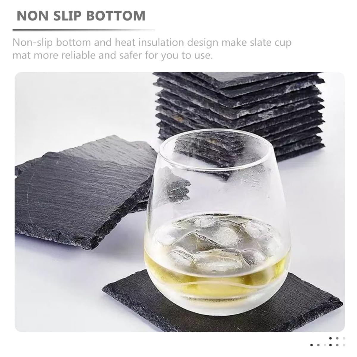 Natural Rock Coaster Set P195