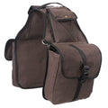 Canvas Saddle Bag for Horses - Brown O7750