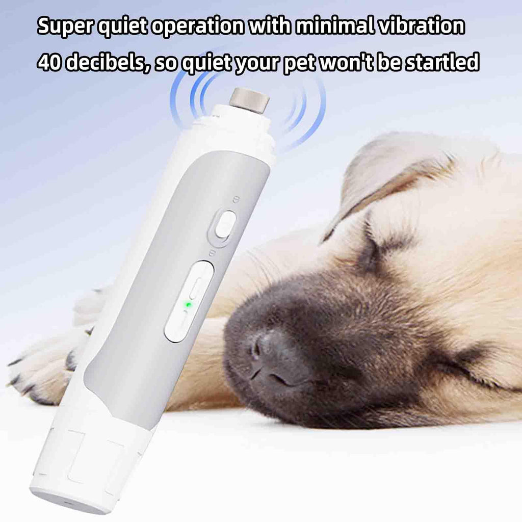 Electric Nail Clipper for Dogs Cats 2-in-1 USB Rechargeable B46491