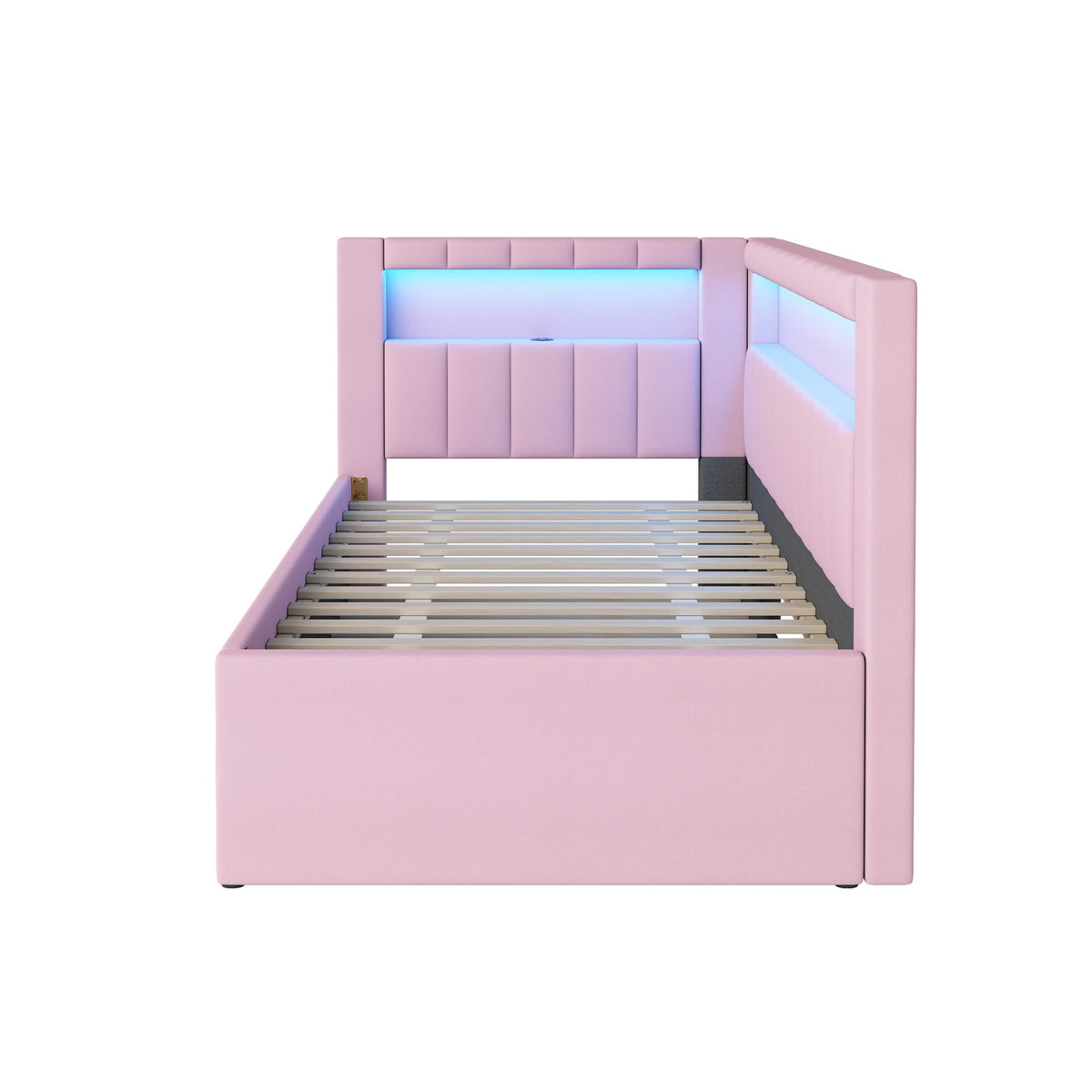 Pink Twin Size Daybed with Trundle H759075