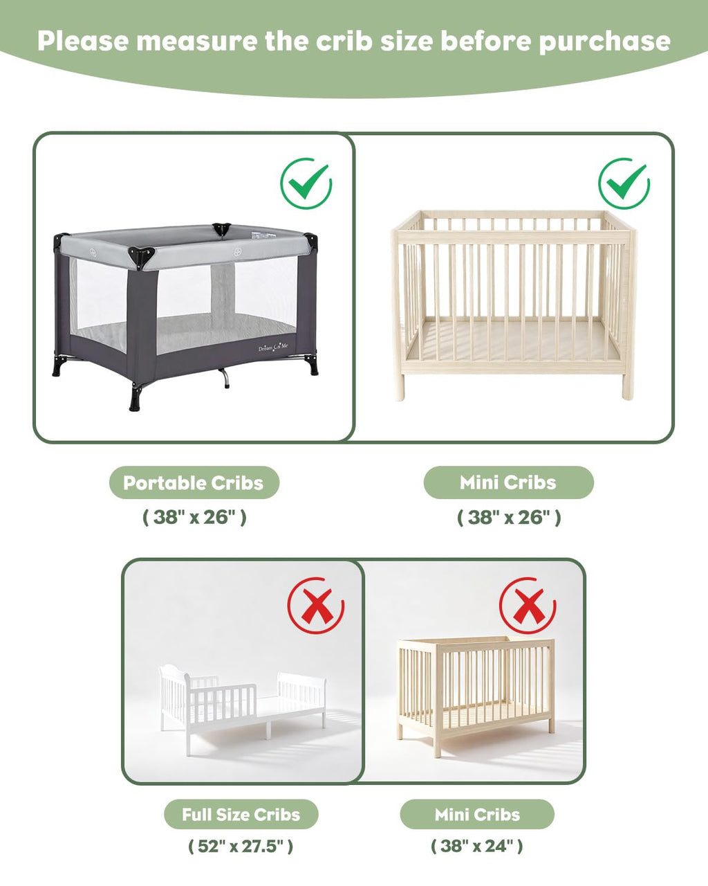 Portable Crib Mattress O498