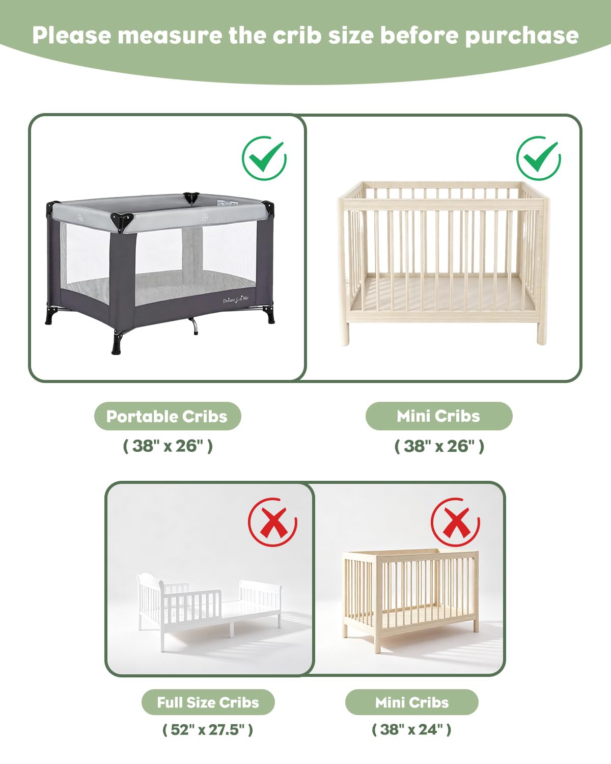 Portable Crib Mattress O498