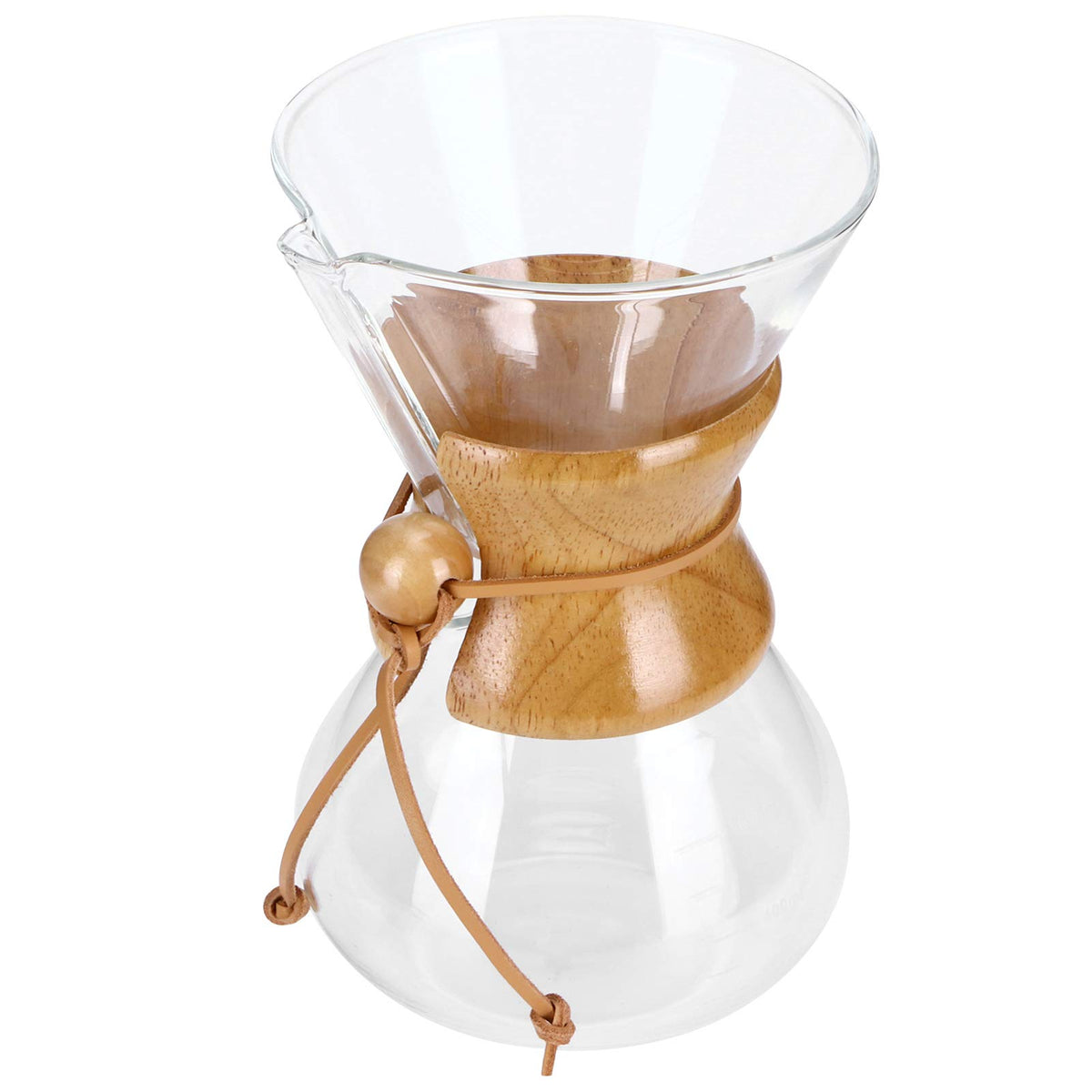 High Temp Glass Coffee Drip Pot with Reusable Filter 600ml J845851