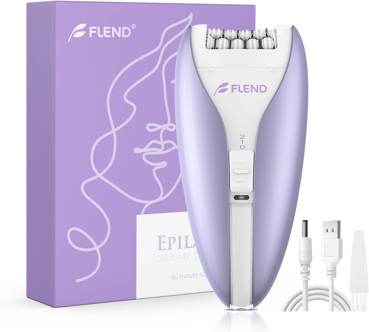 2-Speed Facial & Body Hair Remover X332