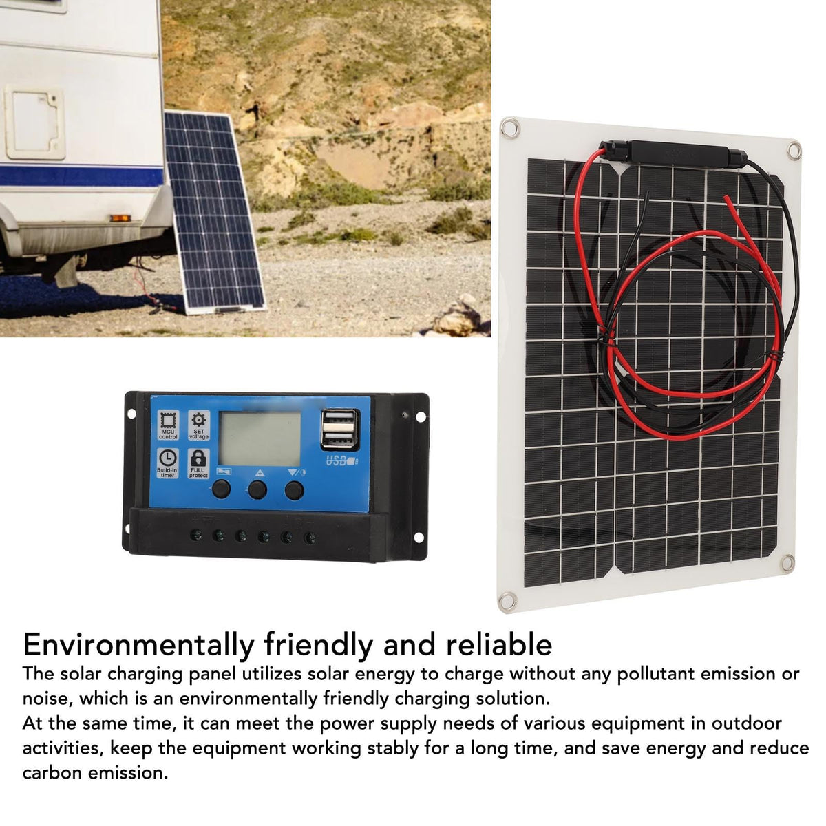 300W Solar Panel Kit with Controller K775420