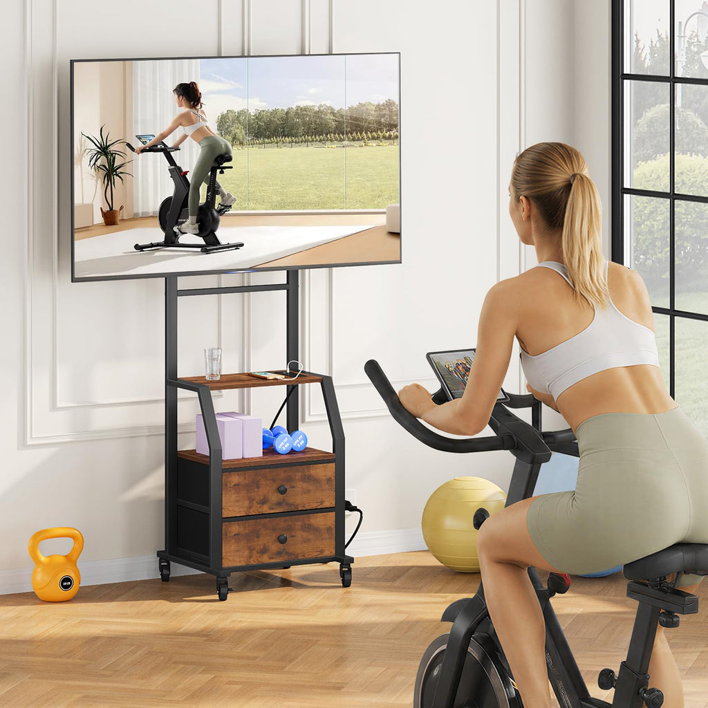 Rolling TV Stand for 32-55 Inch TVs J908741