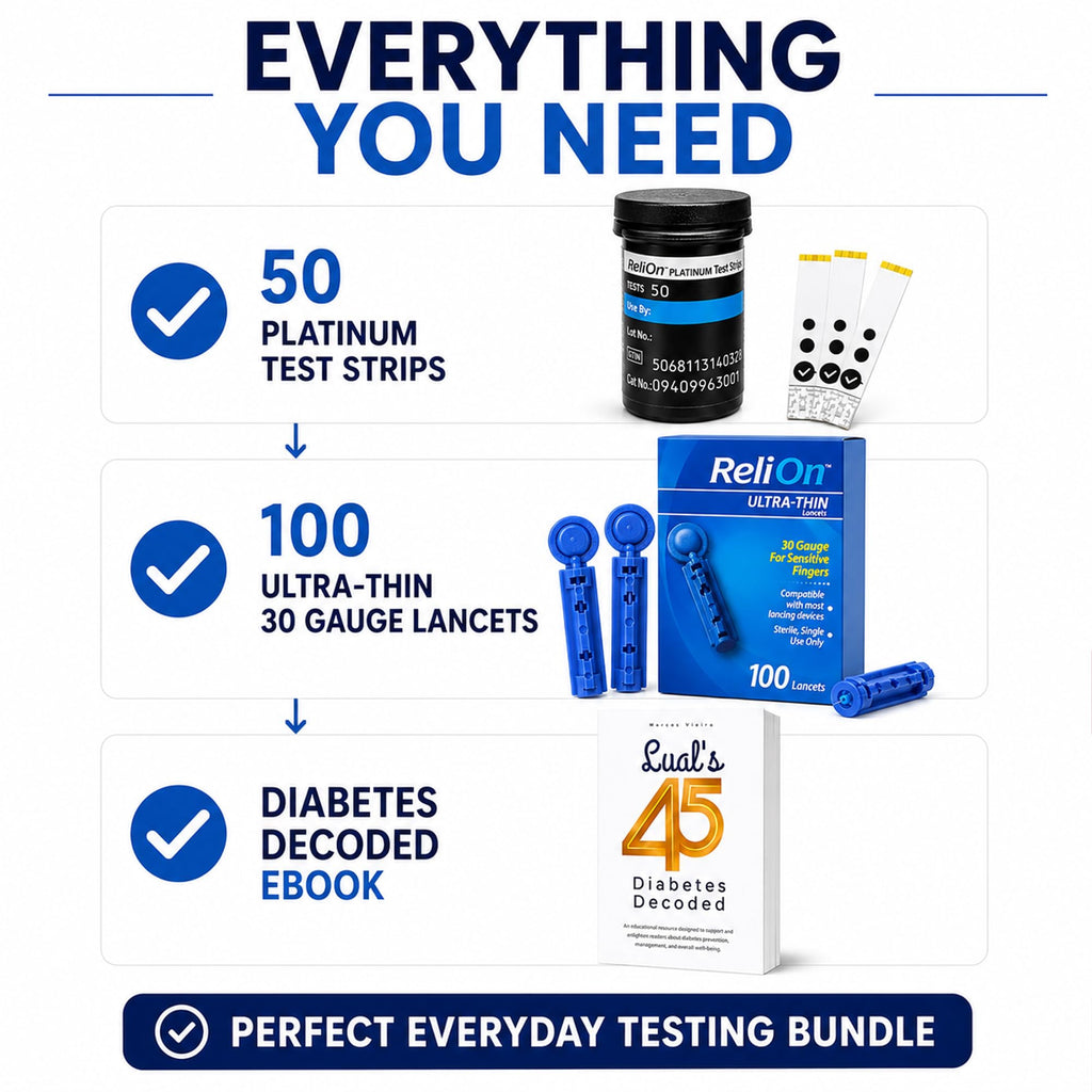 Test Strips 50 count + Lancets for Glucose Monitor Kit R5614