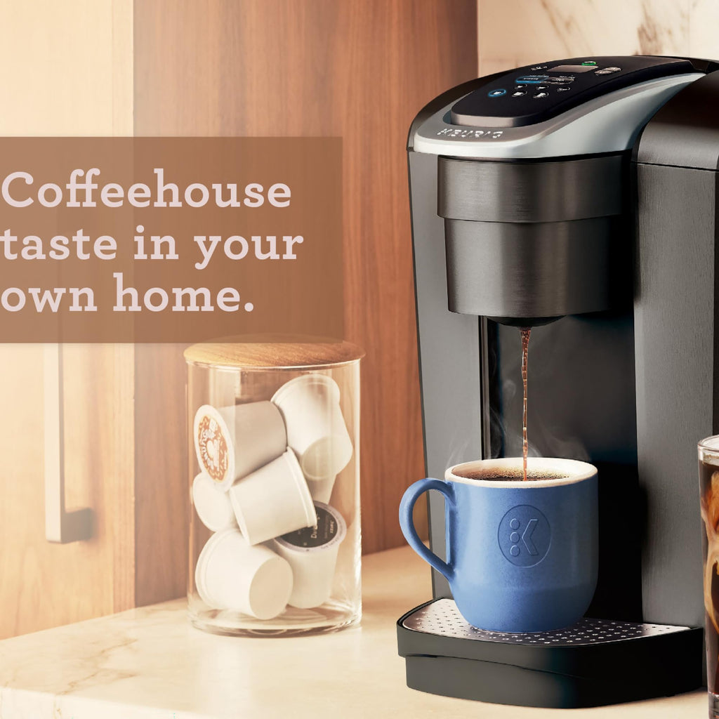 Single Serve K-Cup Pod Coffee Maker, 8 to 12oz Brew Size, Programmable E6976