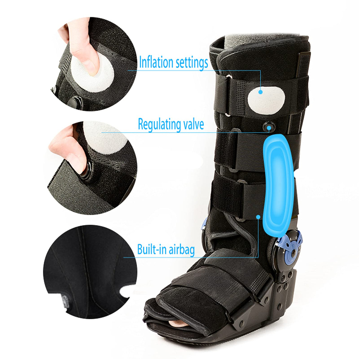 Walking Boot Ankle Support Non-Slip Foot Brace G24528