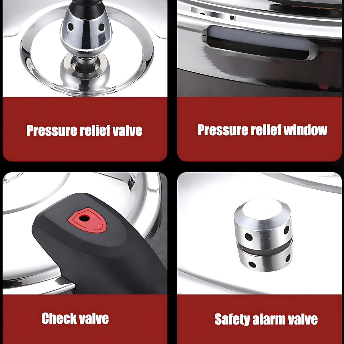 Stainless Steel 80KPA 3L Pressure Cooker Z28602