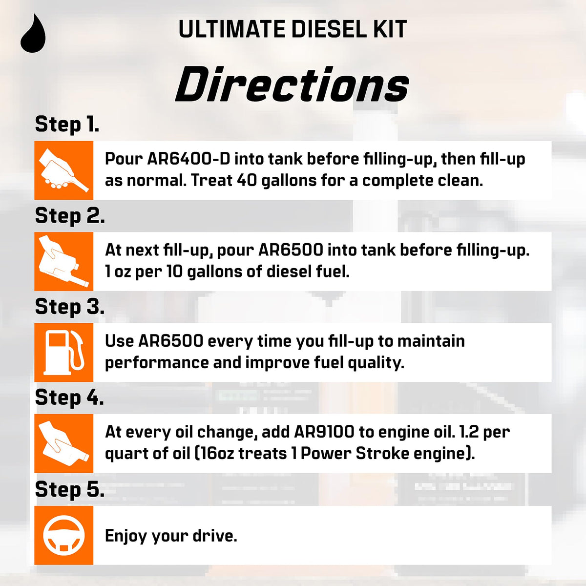 Diesel Fuel System Cleaner Kit P6925