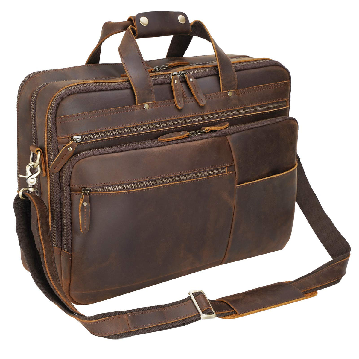 X-Large Full Grain Leather Briefcase L36003
